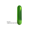 Wibrator bullet Pretty Love Kiwi, 10 trybów, ładowany USB, zielony