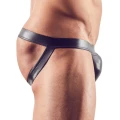 Jockstrap dla mężczyzn - Elastyczny, czarny, 92% poliester, 8% spandex
