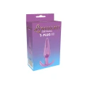Korek analny Lovesecret Sensual LS20, 12,3 cm, elastyczny TPE, fioletowy