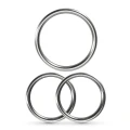 Pierścienie metalowe Crushious, zestaw 3 szt., średnica 3,8-5 cm, do zabawy temperaturą