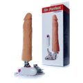 Wibrator - Mr. Perfect Vibration, 12 funkcji, realistyczny, mocna przyssawka, 26 cm