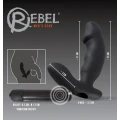 Wibrator analny Rebel, silikonowy, 15 cm długości, stymulator krocza 5 cm