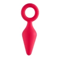 Korek analny Dreamtoys Love Signal – silikonowy, IPX8, 9 cm, pierścień bezpieczeństwa