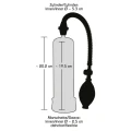 Pompa próżniowa do penisa Bang Bang, 20 cm długości, średnica 5,3 cm, rozciągliwy otwór