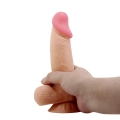 Dildo BAILE - 7,6'' z materiału TPR, z przyssawką, realistyczny kształt