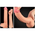 Dildo - Dwuwarstwowe Platynowe Silikonowe, 30,5 cm, Hiperrealistyczny Design