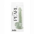 Dildo Mabe Pearl - 20,5 cm, perłowy blask, przyssawka do gładkich powierzchni