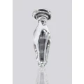 Plug analny TOYJOY GLASS WORXX, szklany, wodoodporny, 12 cm, łatwy w użyciu