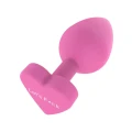 Korek analny ToyJoy Booty Sweethearts, silikonowy, 3.5 cm, różowy