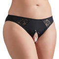 Majtki bez kroku COTTELLI LINGERIE, koronkowe, z kokardką, XL