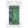 Pierścienie erekcyjne Stay Hard - Silikon, Elastyczne, Trzy Rozmiary