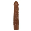 Dildo Pretty Love Osric, 22,3 cm, realistyczny, 10 trybów wibracji, brązowy