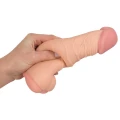 Masturbator i przedłużacz Nature Skin, elastyczny TPE, długość 21 cm, średnica 4,2-5 cm