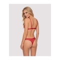 Bielizna OBSESSIVE – komplet 2-częściowy, transparentna siateczka, dekoracyjne serduszka