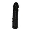 Dildo Gustavo Black 18cm, średnica 4.5cm, wodoodporny, realistyczny materiał