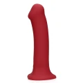 Dildo wibrujący Loveline - Duży, silikonowy, 19,8 cm długości, 4,5 cm średnicy