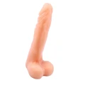 Dildo T-Skin No.03, 17.7 cm długości, elastyczny, realistyczny kolor cielisty