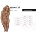 Kombinezon siateczkowy ROXANA, elastyczny materiał, otwarte krocze, plecionka
