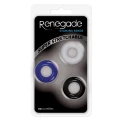 Pierścienie wzmacniające Renegade, 3 kolory, wodoodporne, TPR, rozciągliwe