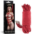 Rope do bondage Rebellion Reign 10m, poliester, jedwabista faktura 6mm