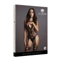 Bodystocking LE DESIRE z wycięciem keyhole, rozmiar S–XL, nylon/spandeks