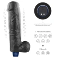Dildo REAL SOFTEE 10,5'' Rechargeable, TPE, długość 27cm, średnica 5cm, czarny