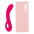 Wibrator G-Spot Vibey – Kinky Pleasure, gięty 90° silikonowy, magnetyczne USB