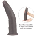 Dildo Lovetoy Dual Layer - 9 cali, zdalnie sterowany, 10 trybów wibracji i rotacji