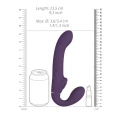 Strapon G-spot VIVE z 3 silnikami, 10 trybami, wodoodporny, silikonowy