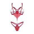 Body Matildea OBSESSIVE, otwarte miseczki, koronka, regulowane ramiączka