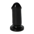 Dildo Mio Black, 8 cm, z przyssawką, dla początkujących, wodoodporny