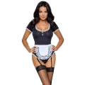 Body kelnerki COTTELLI LINGERIE z regulowanymi szelkami i eleganckim fartuszkiem