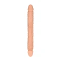 Dildo Double Dong - 36 cm, Skóra TPE, Realistyczny Kształt i Struktura
