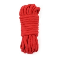 Lina do bondage 10m, Bawełna, 8mm, czerwony - Shibari Series
