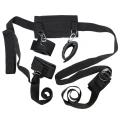 Zestaw do bondage - BK, regulowane mankiety, materiał polipropylenowy, długość 155 cm