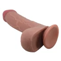 Dildo BAILE - 9,2'' z przyssawką, z TPR, realistyczna tekstura