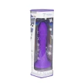 Dildo SILEXD Fantasy Line, termoreaktywny, silikonowy, wodoodporny IPX7, liliowy