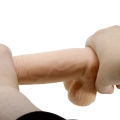 Dildo BAILE - 7,6'' z materiału TPR, z przyssawką, realistyczny kształt