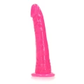 Dildo REALROCK GLOW IN THE DARK 6'' (15,5 cm) - Przyssawka, Bez ftalanów, Wodoodporne