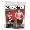 Fartuch kucharski CHEFCOCK, 100% poliester, z efektem 3D "BIG BOSS", 61x88 cm