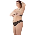 Biustonosz koronkowy COTTELLI LINGERIE XL z perłowymi łańcuszkami, regulowany