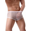 Bokserki męskie PARIS HOLLYWOOD – siateczka, półprzezroczyste, elastyczny nylon-elastan