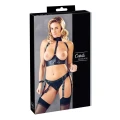 Biustonosz ouvert COTTELLI LINGERIE z majtkami, regulowane paski, minimalistyczny design