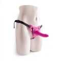 Wibrator analny Pink Toyz4Lovers, regulowany pas, sztuczna skóra, silikon 14 cm