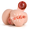 Masturbator Virgin Style, podwójne wejście, 10 programów wibracji, wodoodporny