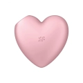 Stymulator łechtaczkowy Satisfyer Cutie Heart, silikon medyczny, wodoodporny, z wibracjami