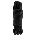 Lina do Bondage 10M Polypropylene Czarna, Miękka i Jedwabista, Styl Shibari