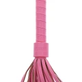 Pejcz do bondage Taboom Malibu | Skóra PU | Długość 54 cm | Różowy
