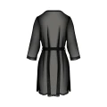 Peignoir DIVA Casmir, Oeko-Tex, lekkie tiul, XXL/XXXL, przezroczysty i zmysłowy