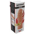 Nakładka na penis INFERNO, płynny silikon, 15 cm długości, średnica 4 cm